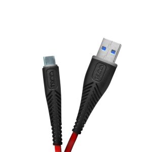 کابل تبدیل USB به USB-C تسکو مدل TCC 351 طول 1 متر | قرمز | گارانتی 12 ماهه توسن سیستم