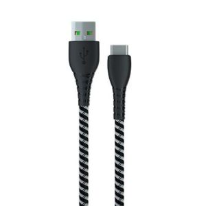 کابل تبدیل USB به USB-C تسکو مدل TCC201 طول 1 متر‎ | مشکی | گارانتی 6 ماهه توسن سیستم